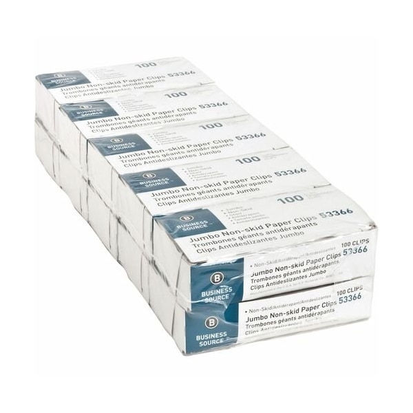 Bsn PAPER CLIPS, JUMBO, NONSKID, SIL, 10PK BSN53366 - main